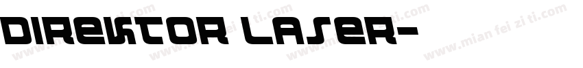 Direktor Laser字体转换